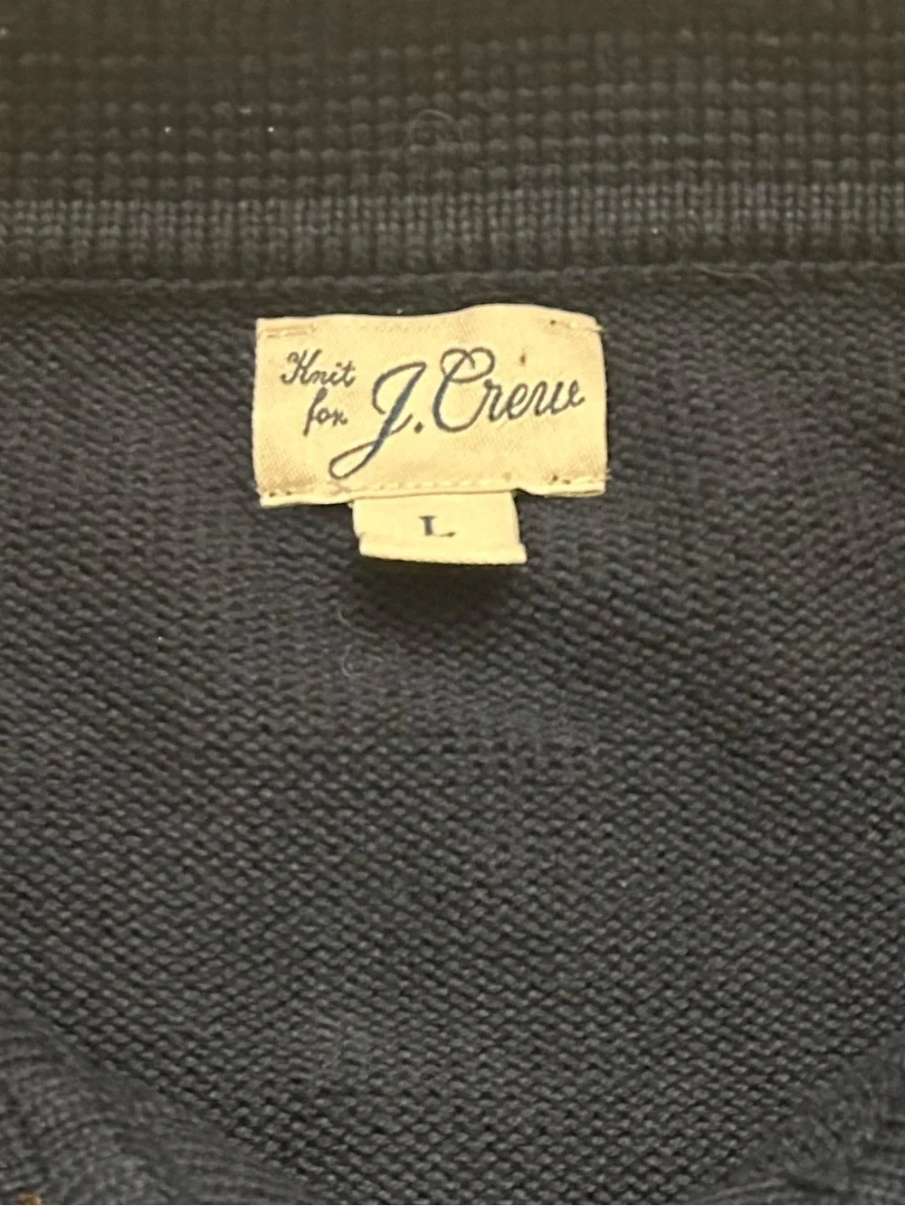 J.CREW Heritage Cotton Sweater-Polo